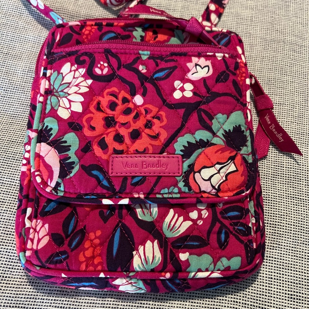 Vera Bradley floral cross body purse